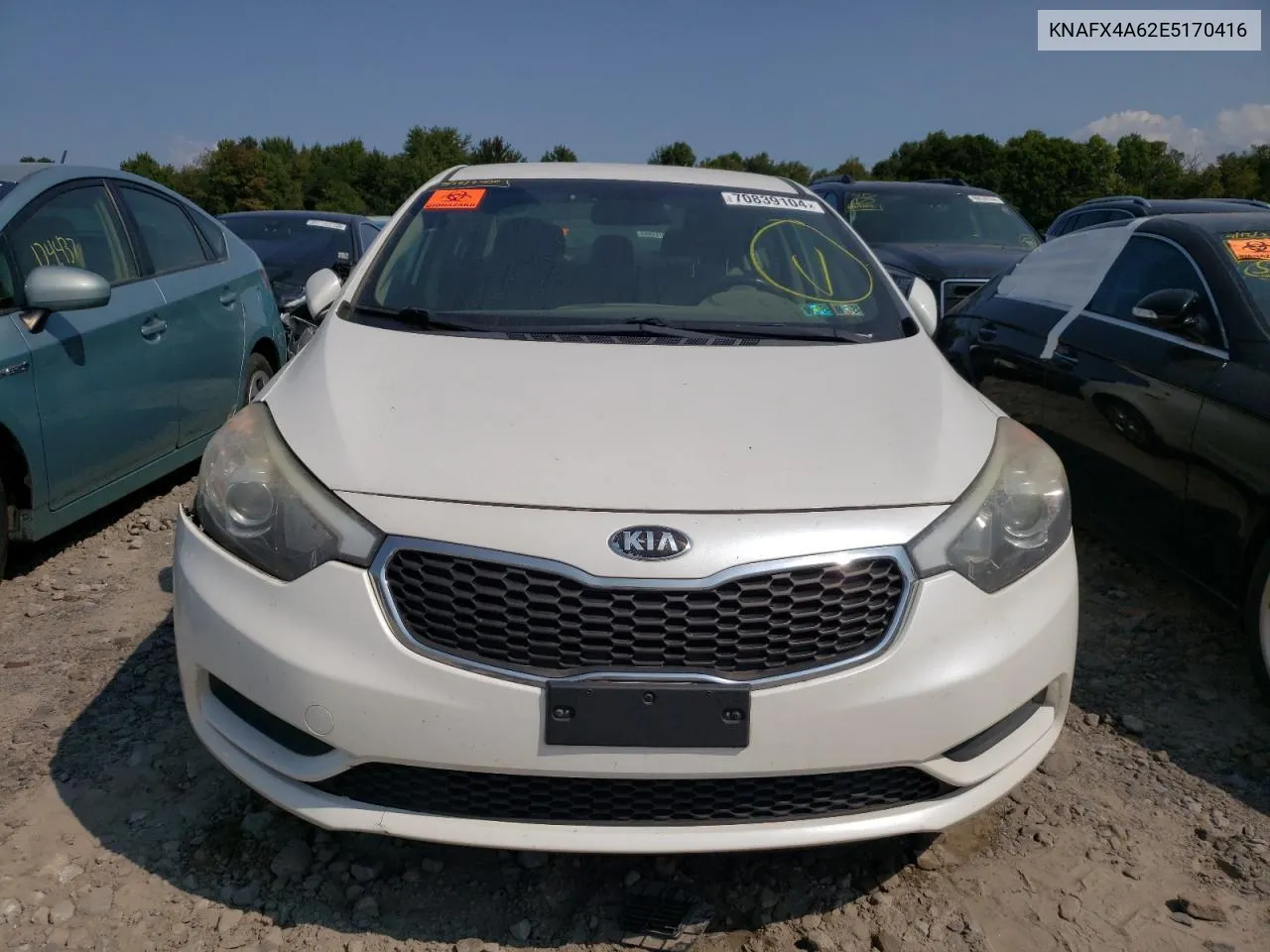 KNAFX4A62E5170416 2014 Kia Forte Lx