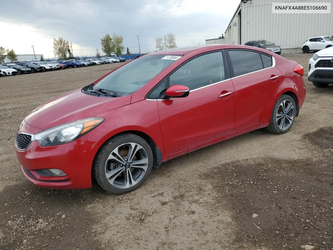 2014 Kia Forte Ex VIN: KNAFX4A88E5106690 Lot: 71178894