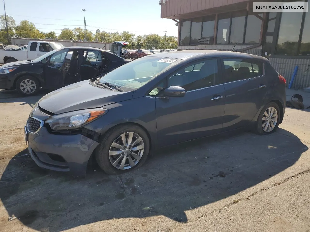 2014 Kia Forte Ex VIN: KNAFX5A80E5160796 Lot: 72183344