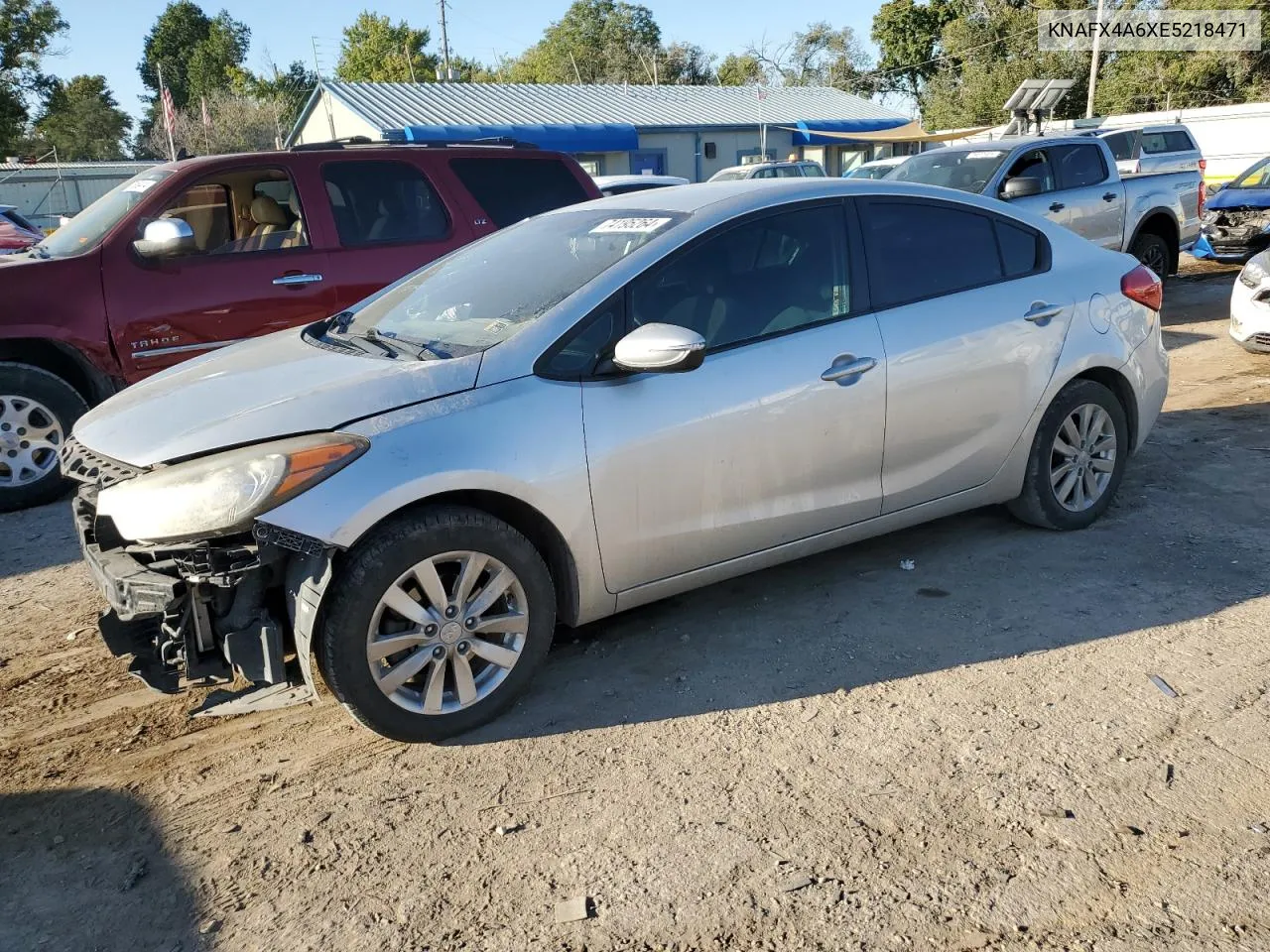 2014 Kia Forte Lx VIN: KNAFX4A6XE5218471 Lot: 74195264