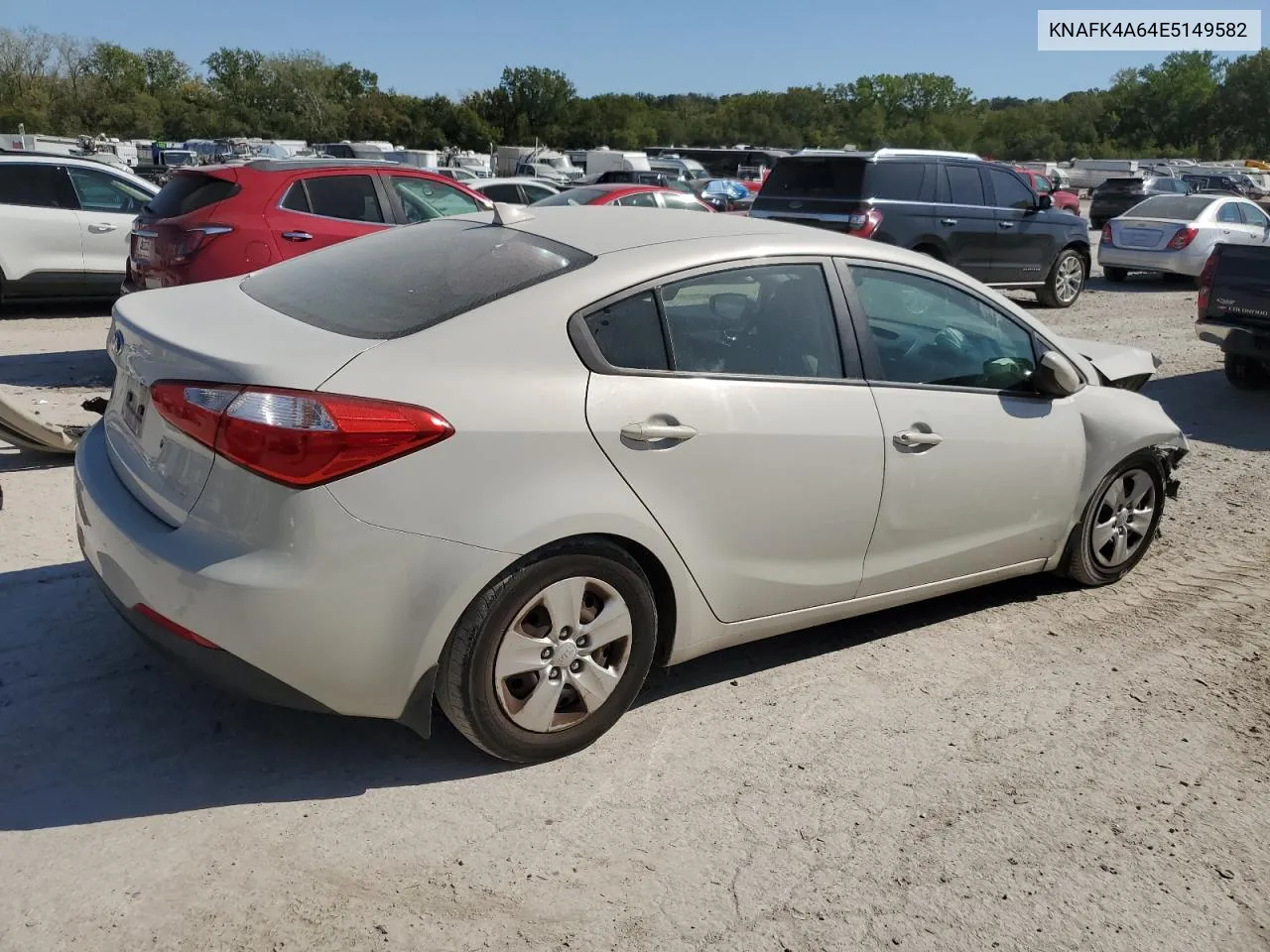 2014 Kia Forte Lx VIN: KNAFK4A64E5149582 Lot: 74309234