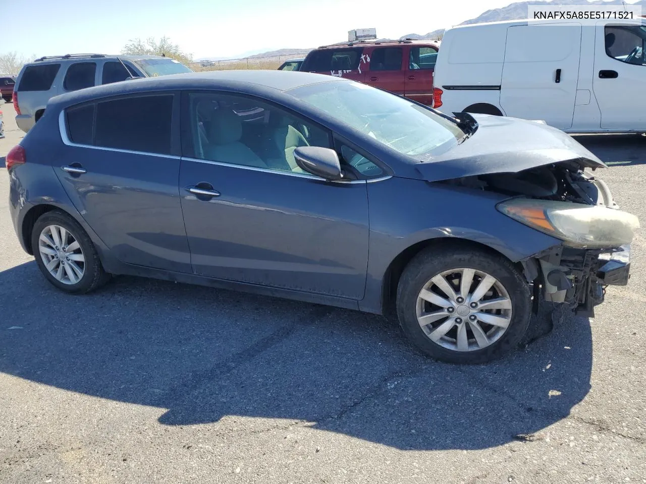 2014 Kia Forte Ex VIN: KNAFX5A85E5171521 Lot: 75261574