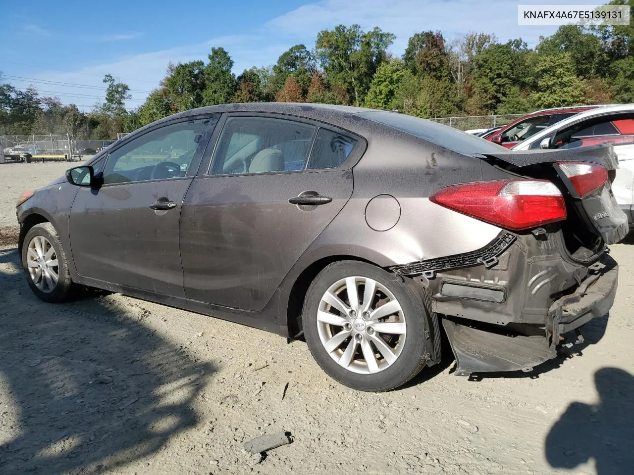 2014 Kia Forte Lx VIN: KNAFX4A67E5139131 Lot: 75280404