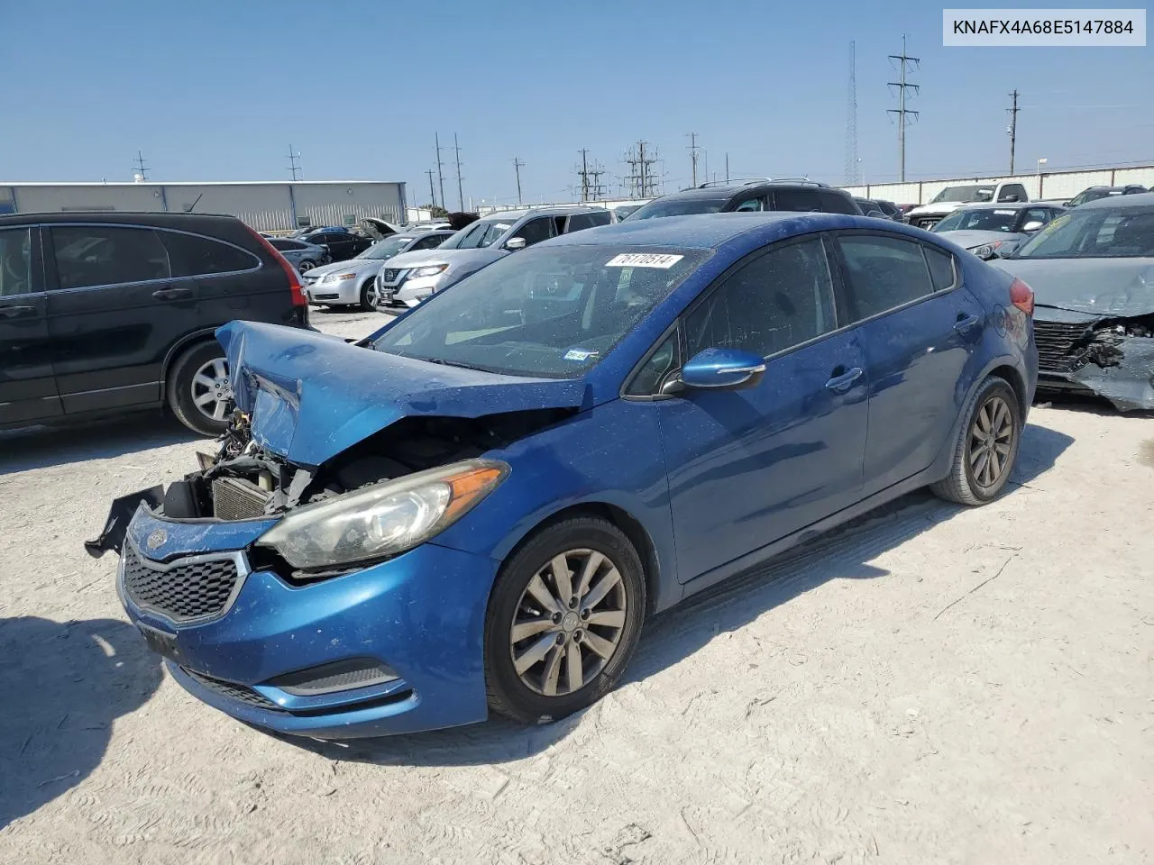 KNAFX4A68E5147884 2014 Kia Forte Lx