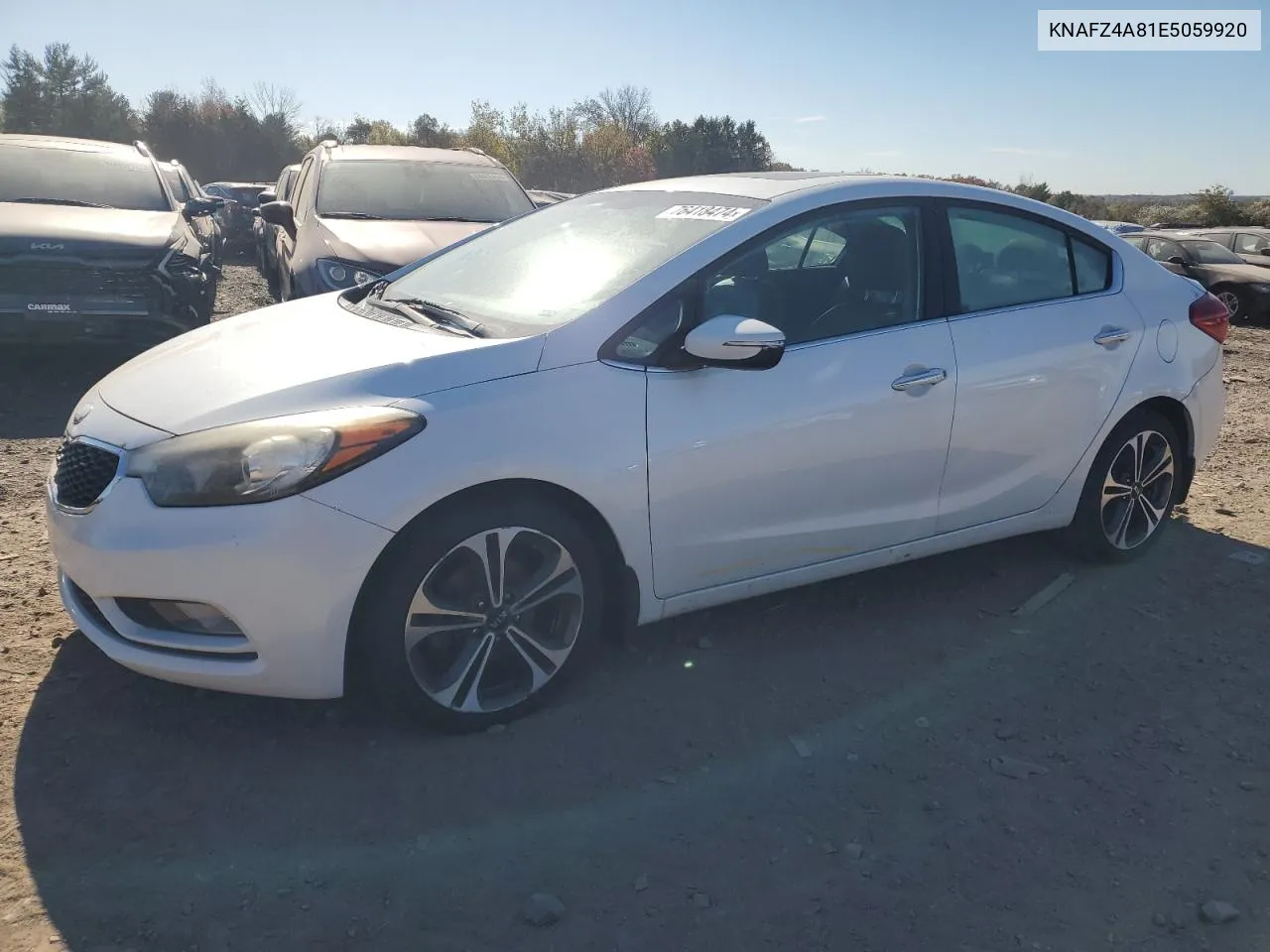 2014 Kia Forte Ex VIN: KNAFZ4A81E5059920 Lot: 76418474