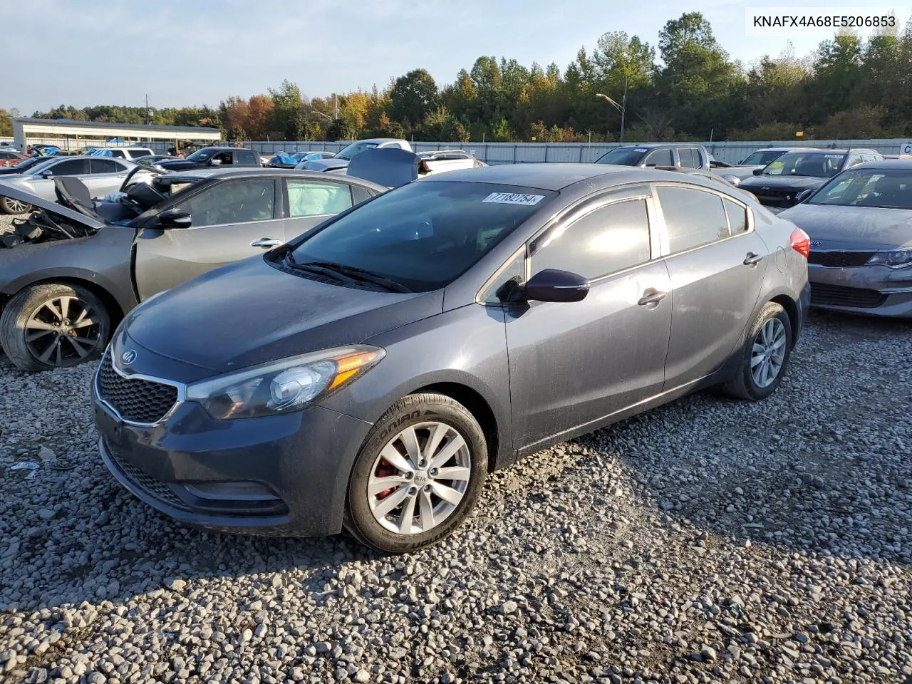 2014 Kia Forte Lx VIN: KNAFX4A68E5206853 Lot: 77182754