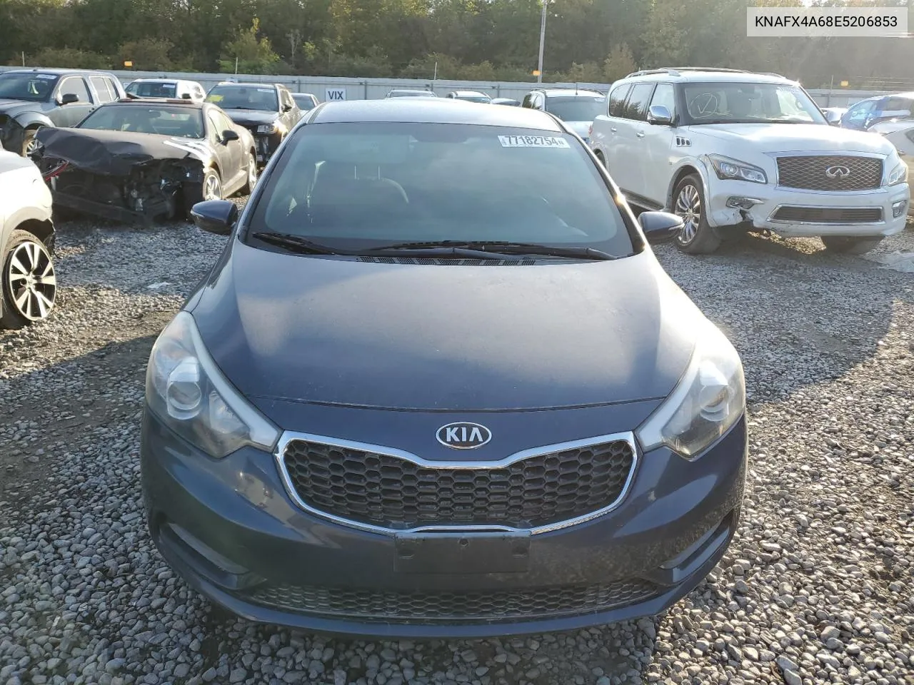 2014 Kia Forte Lx VIN: KNAFX4A68E5206853 Lot: 77182754