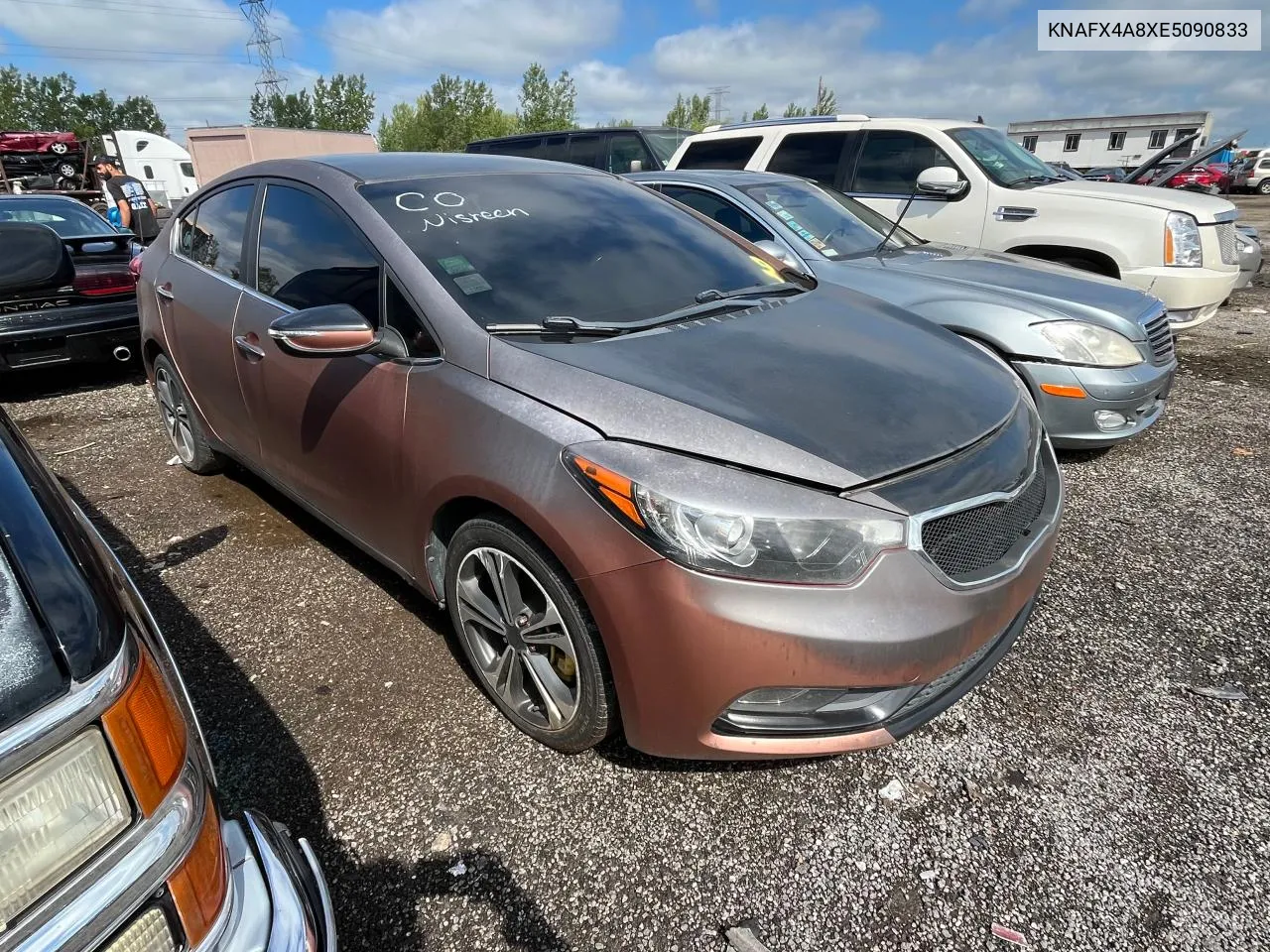 2014 Kia Forte Ex VIN: KNAFX4A8XE5090833 Lot: 77326164