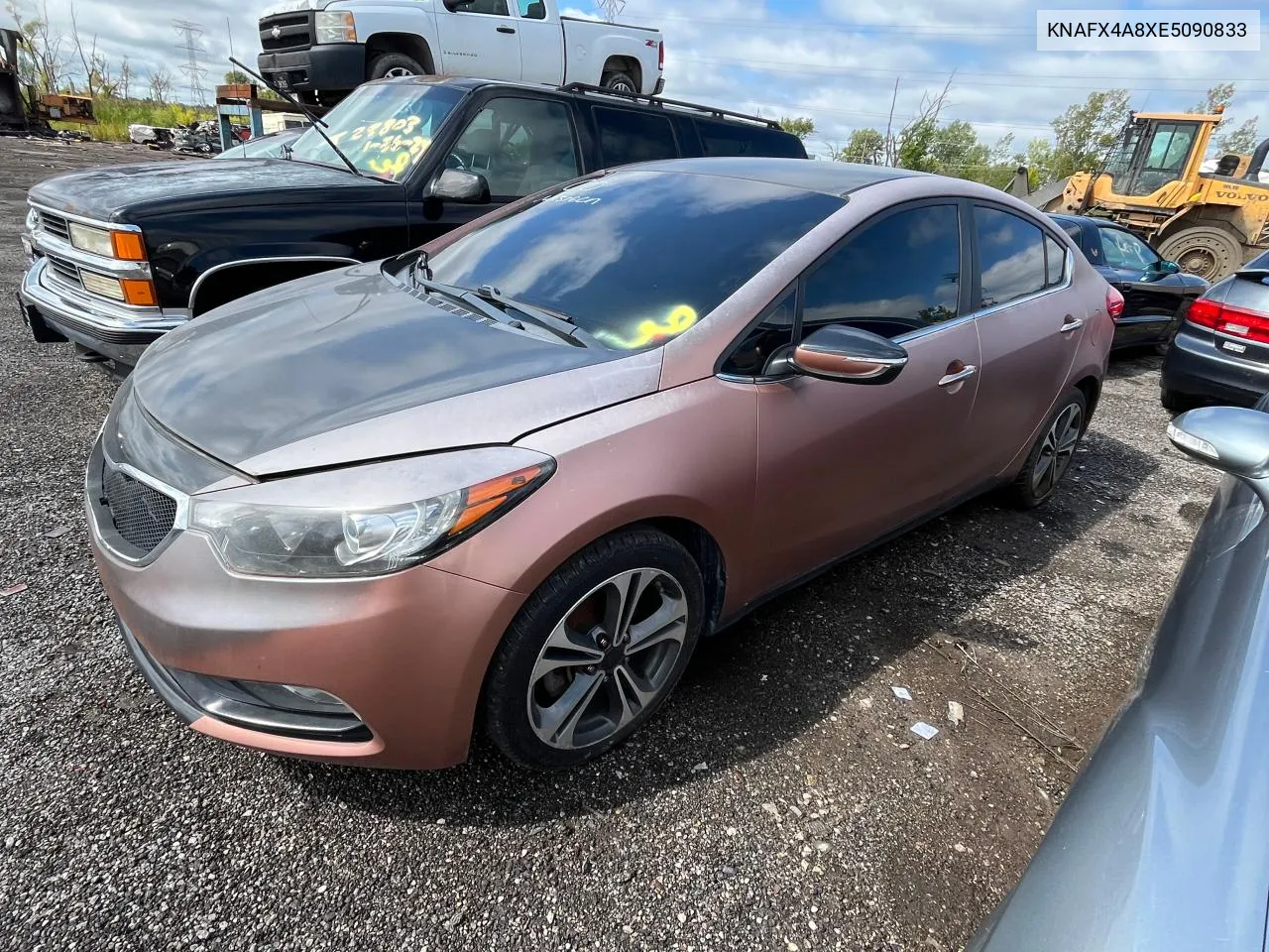 2014 Kia Forte Ex VIN: KNAFX4A8XE5090833 Lot: 77326164