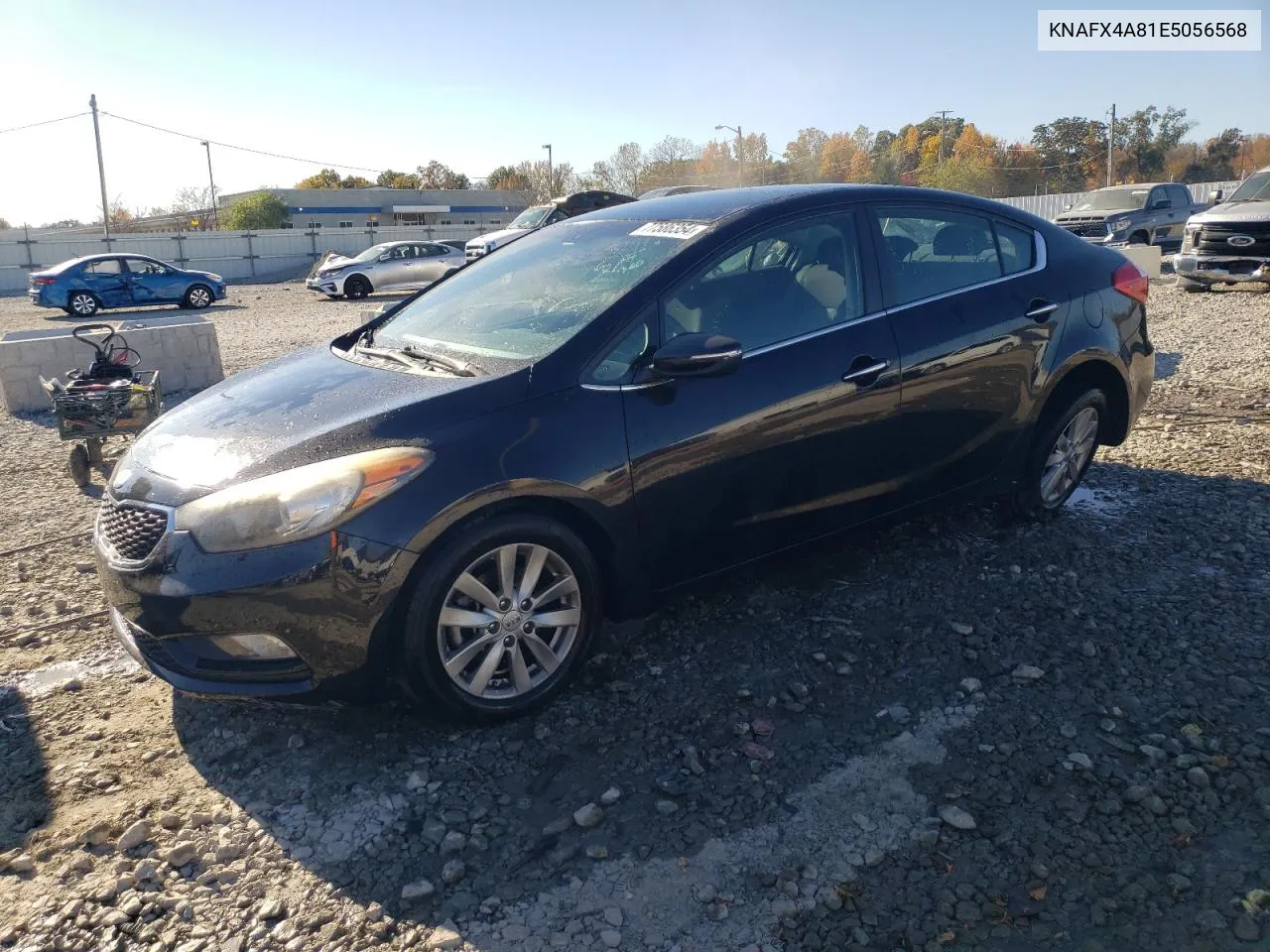 2014 Kia Forte Ex VIN: KNAFX4A81E5056568 Lot: 77586354