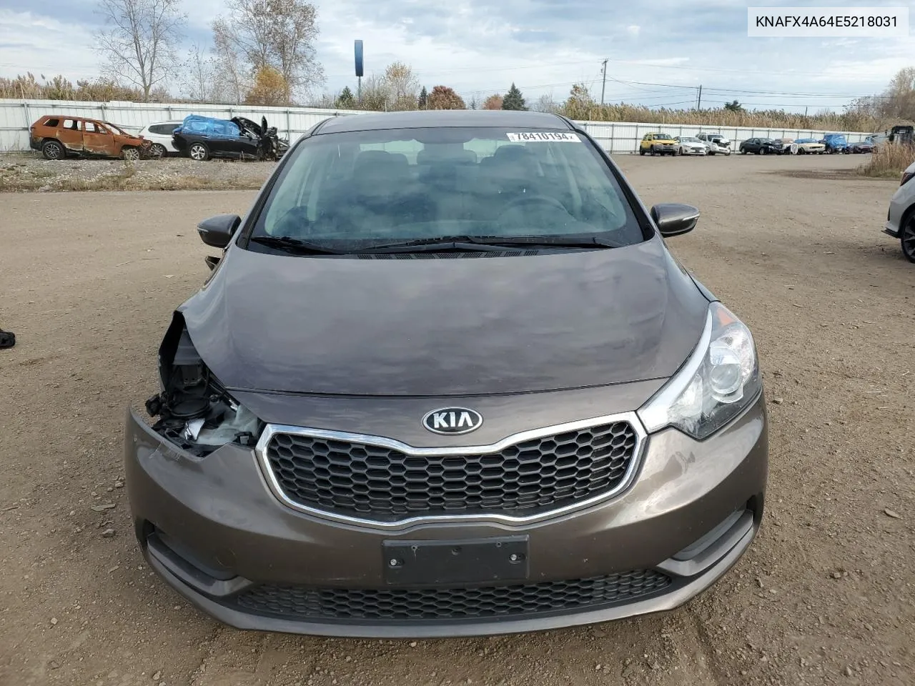 2014 Kia Forte Lx VIN: KNAFX4A64E5218031 Lot: 78410194