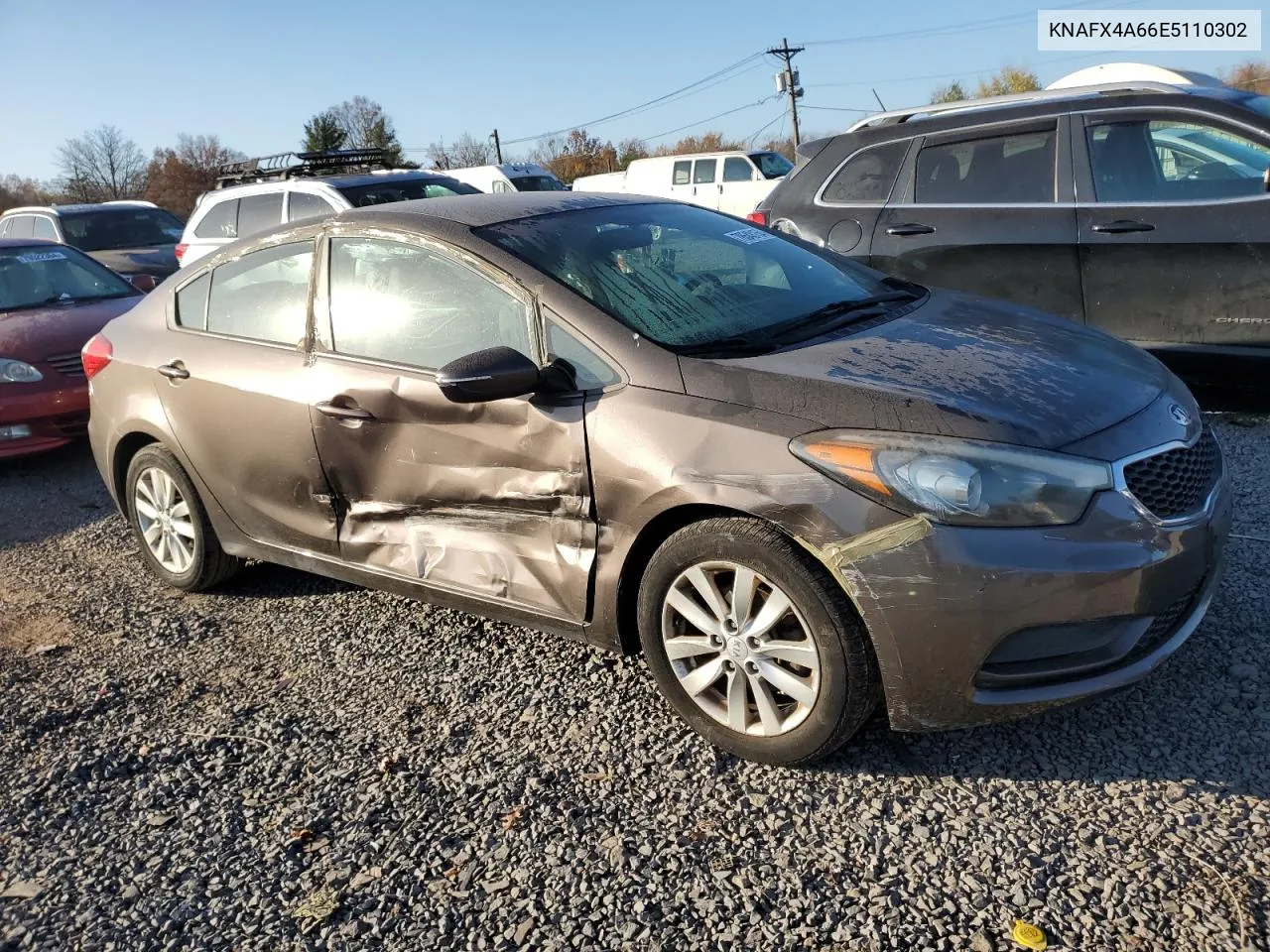 2014 Kia Forte Lx VIN: KNAFX4A66E5110302 Lot: 78548154