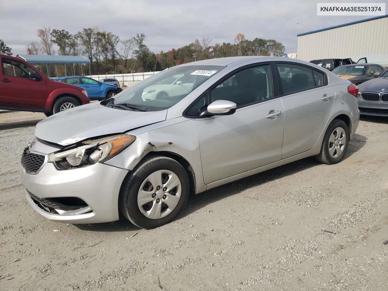 2014 Kia Forte Lx VIN: KNAFK4A63E5251374 Lot: 78785374