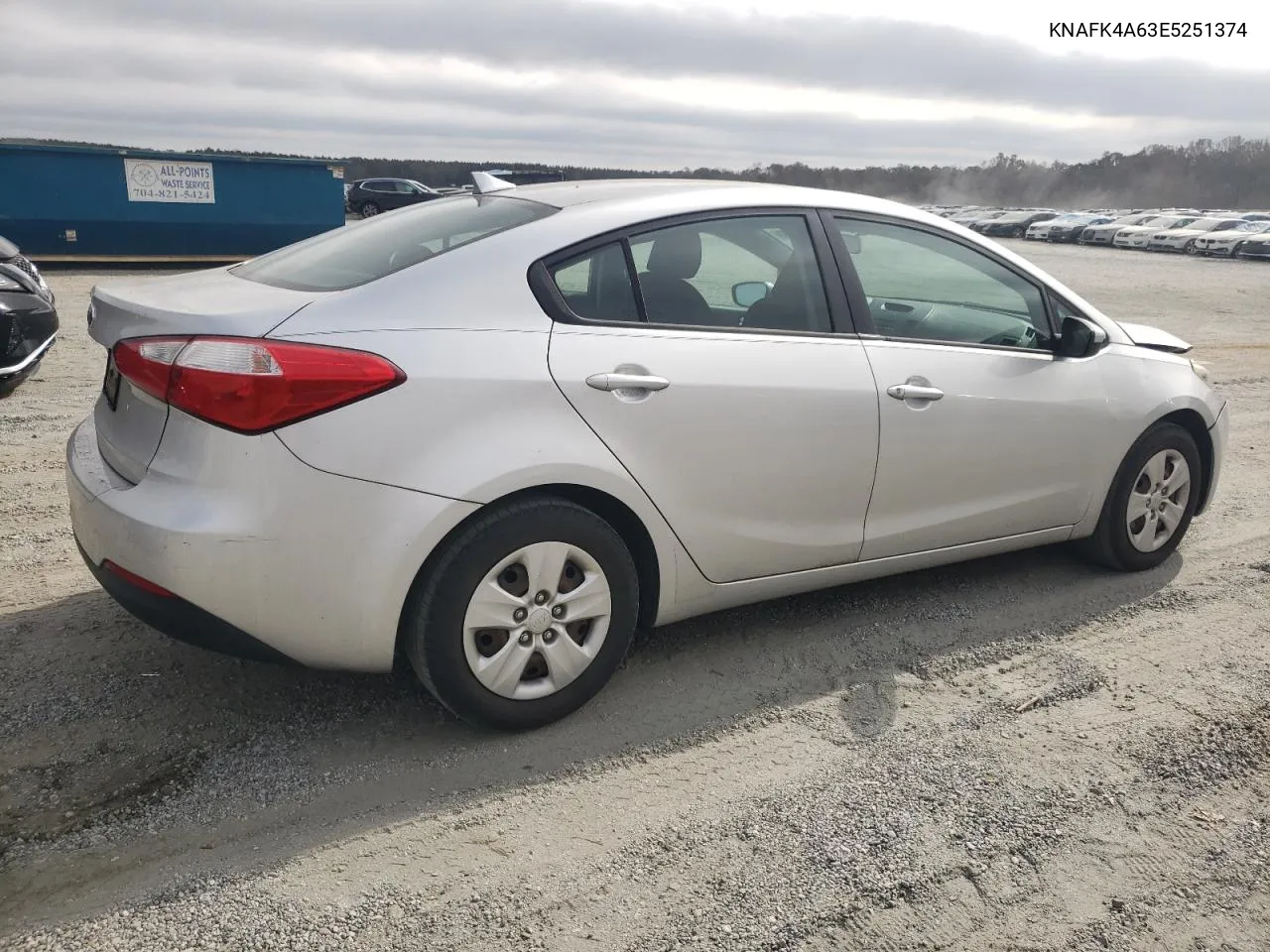 2014 Kia Forte Lx VIN: KNAFK4A63E5251374 Lot: 78785374