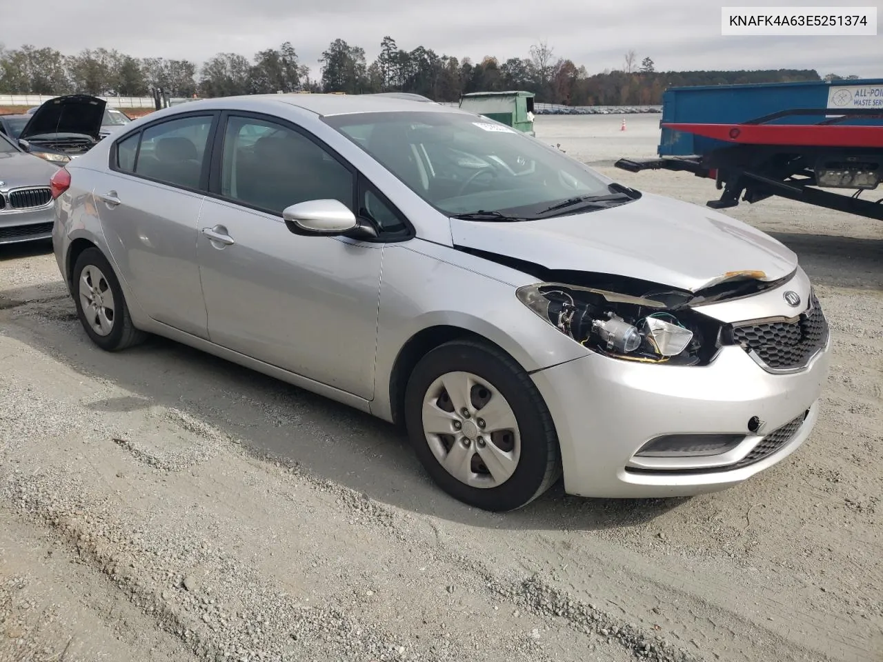 2014 Kia Forte Lx VIN: KNAFK4A63E5251374 Lot: 78785374