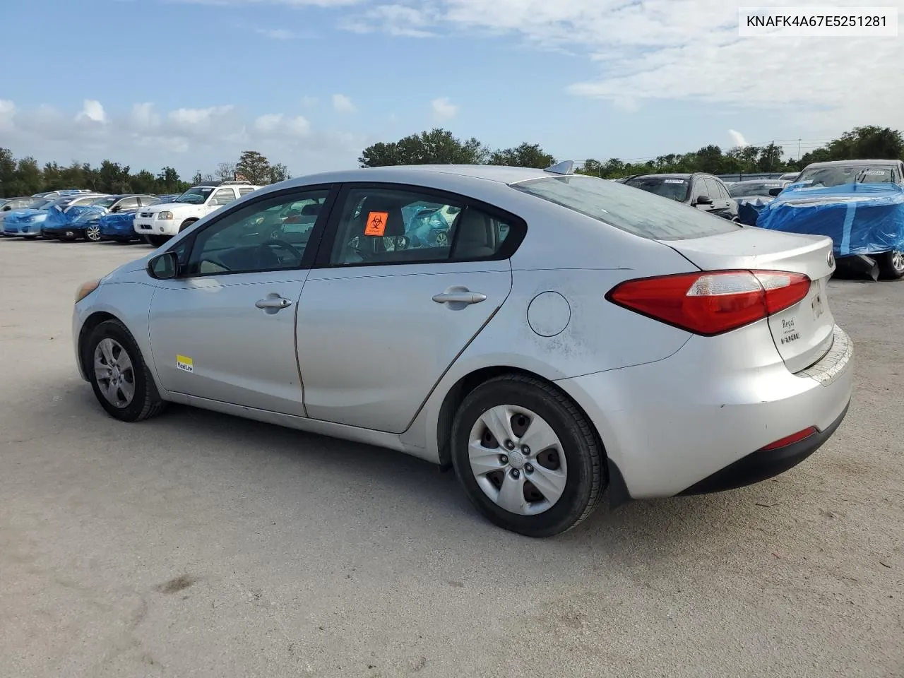 2014 Kia Forte Lx VIN: KNAFK4A67E5251281 Lot: 80051024