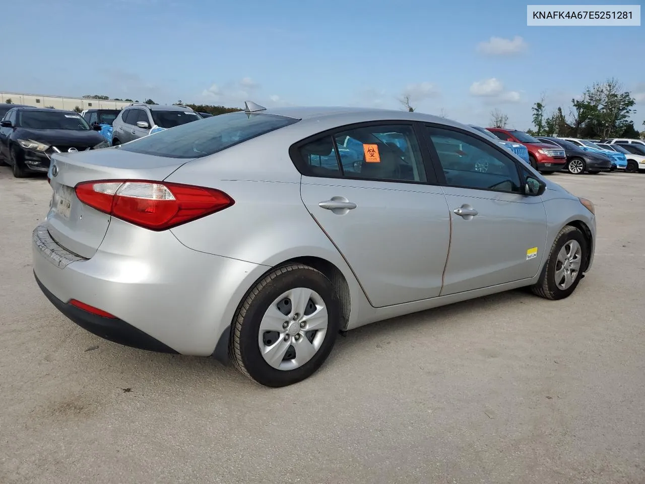 2014 Kia Forte Lx VIN: KNAFK4A67E5251281 Lot: 80051024