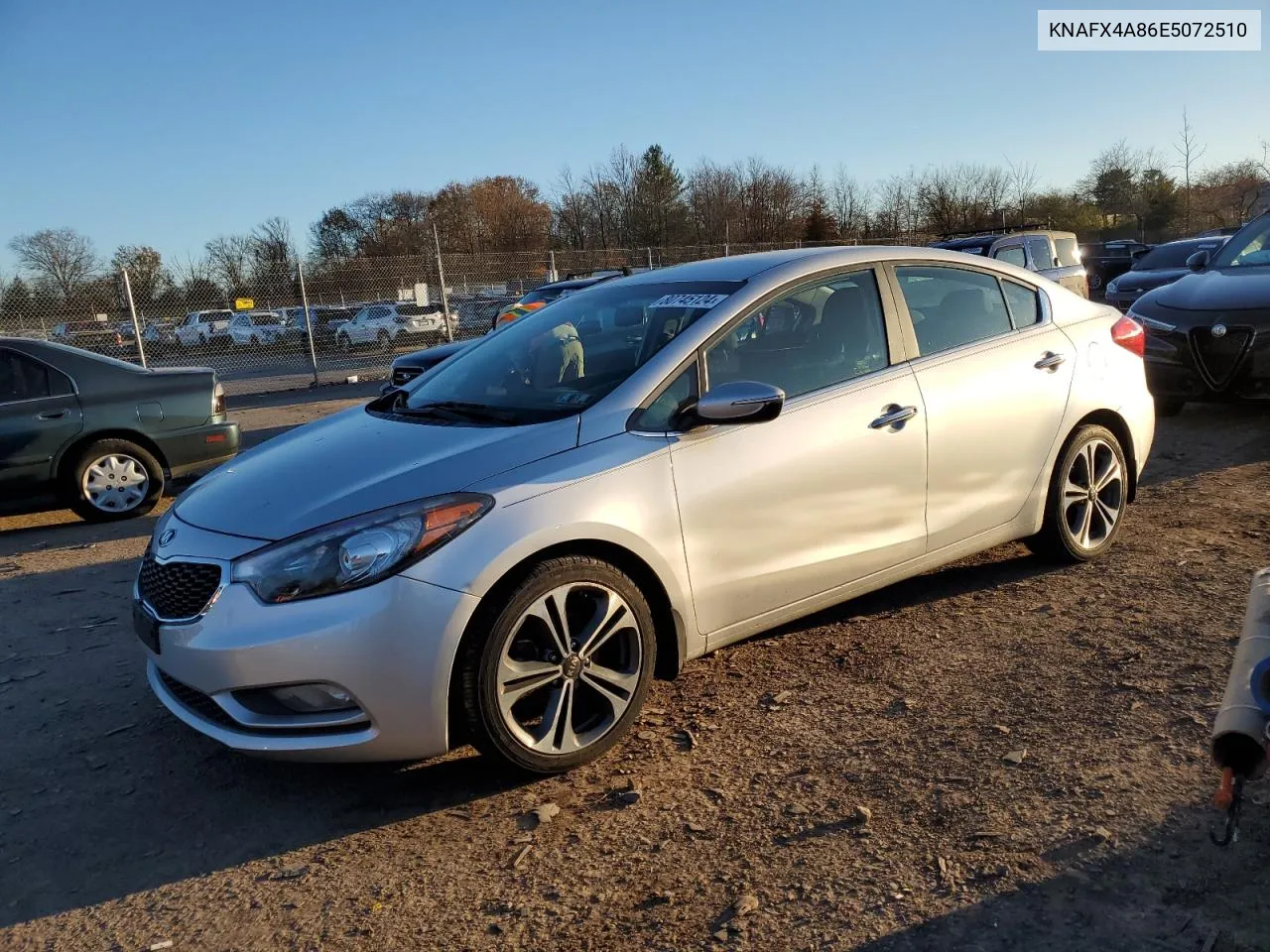 2014 Kia Forte Ex VIN: KNAFX4A86E5072510 Lot: 80745124