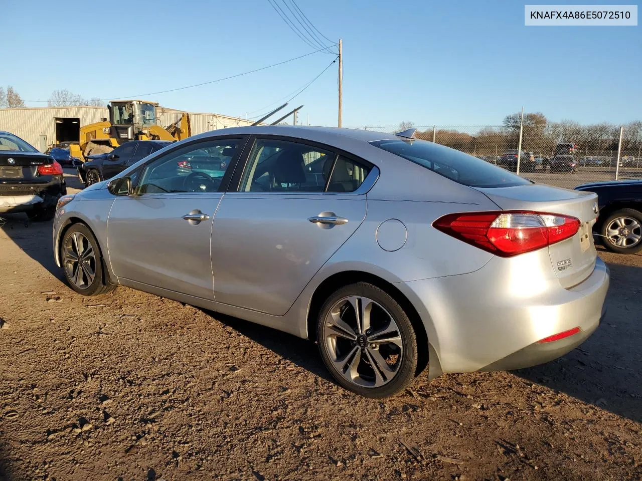 2014 Kia Forte Ex VIN: KNAFX4A86E5072510 Lot: 80745124