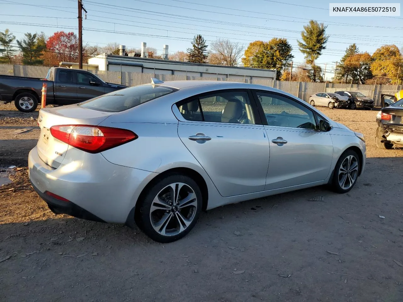 2014 Kia Forte Ex VIN: KNAFX4A86E5072510 Lot: 80745124