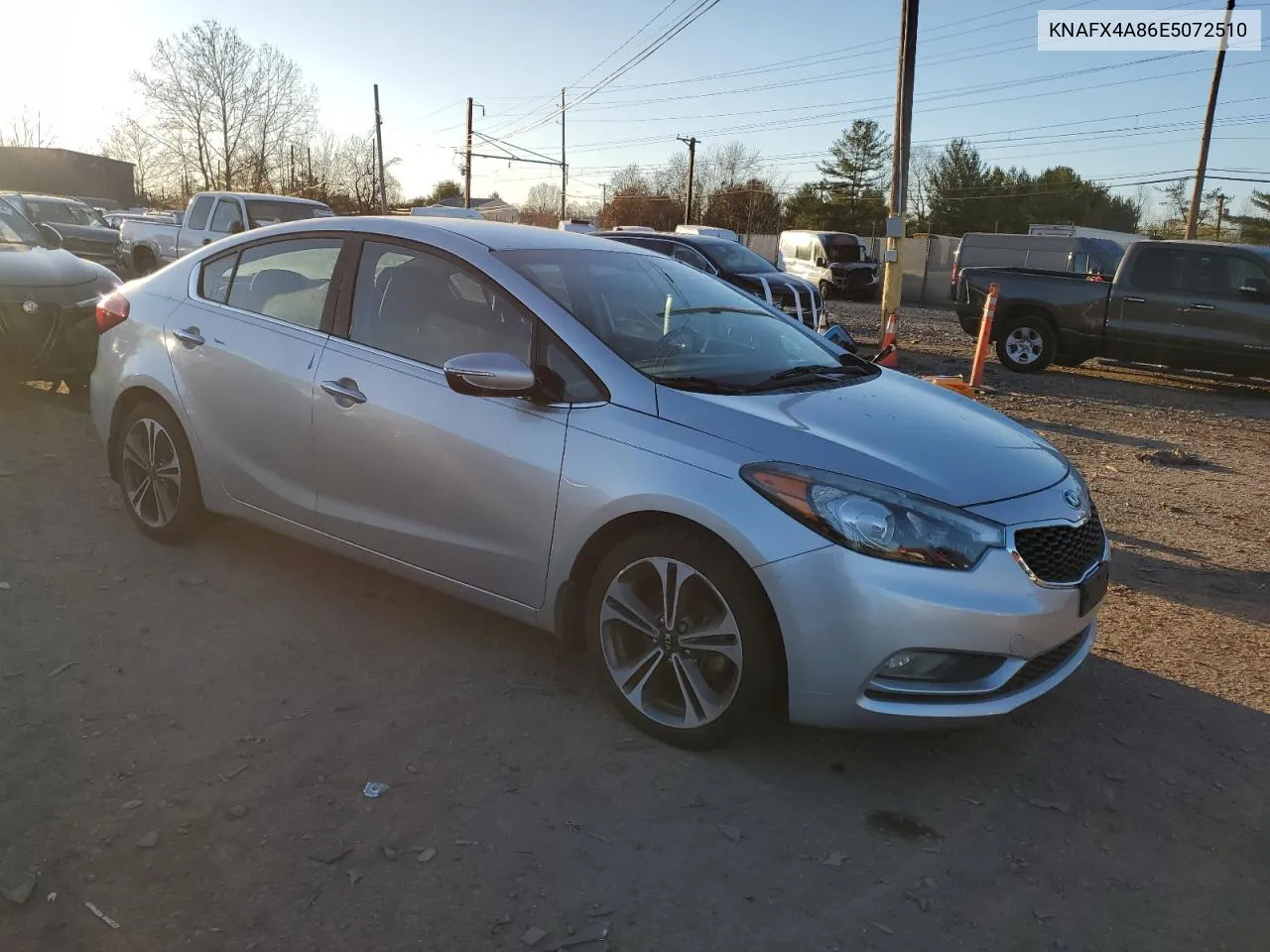 2014 Kia Forte Ex VIN: KNAFX4A86E5072510 Lot: 80745124