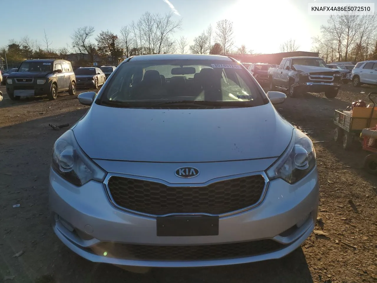 2014 Kia Forte Ex VIN: KNAFX4A86E5072510 Lot: 80745124