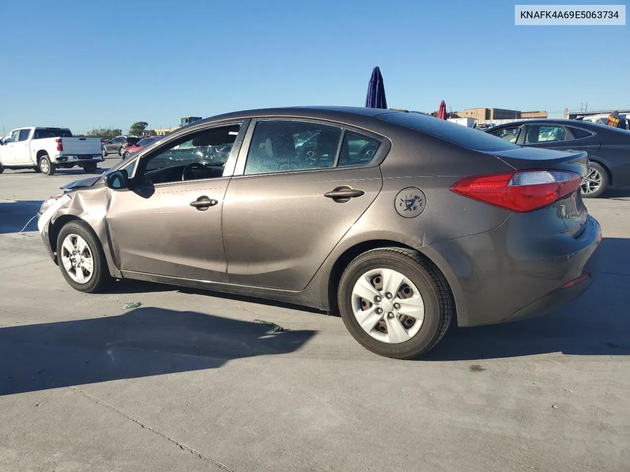 2014 Kia Forte Lx VIN: KNAFK4A69E5063734 Lot: 80771384