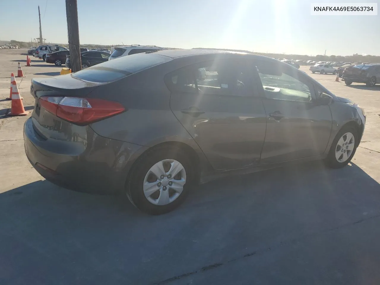 2014 Kia Forte Lx VIN: KNAFK4A69E5063734 Lot: 80771384