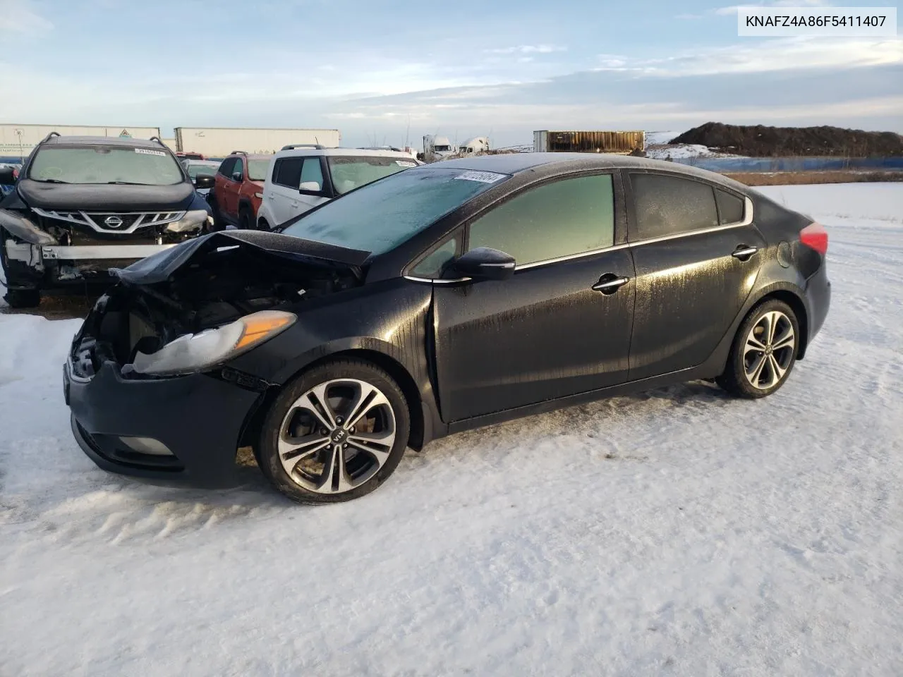 2015 Kia Forte Ex VIN: KNAFZ4A86F5411407 Lot: 40125064