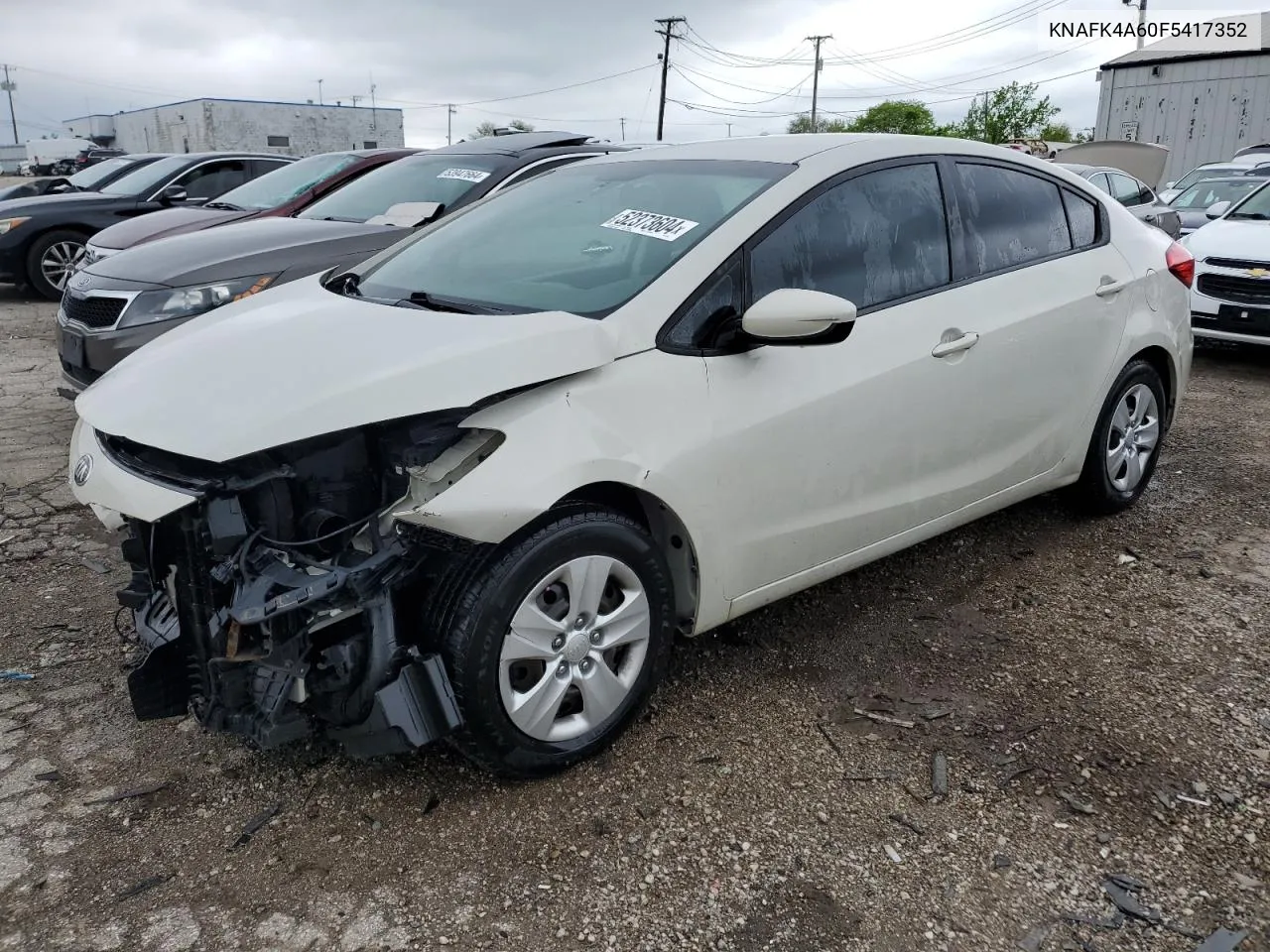 2015 Kia Forte Lx VIN: KNAFK4A60F5417352 Lot: 52373604