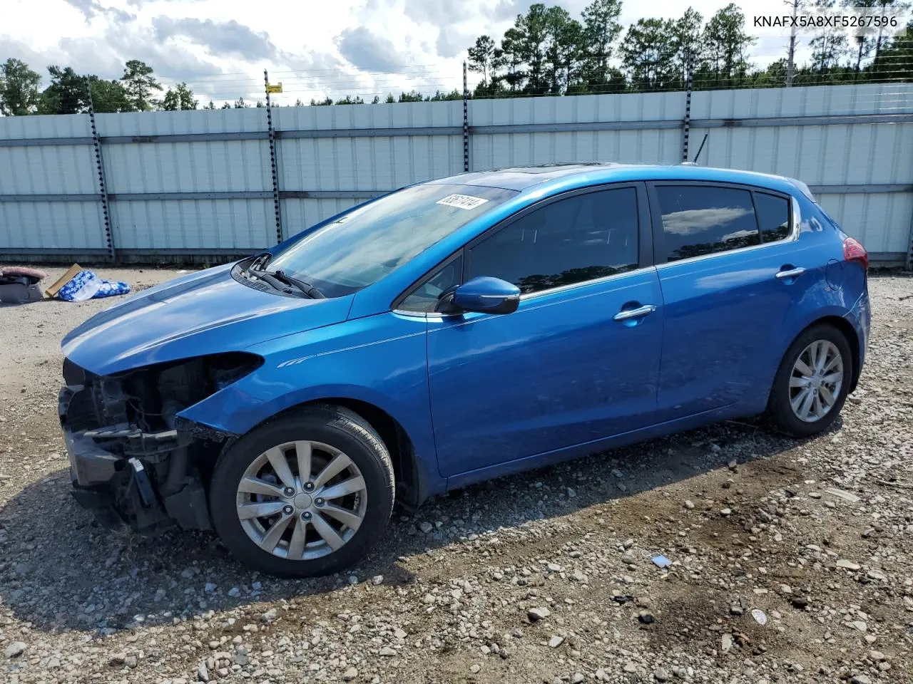 KNAFX5A8XF5267596 2015 Kia Forte Ex