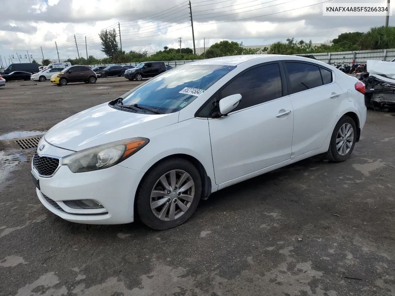 2015 Kia Forte Ex VIN: KNAFX4A85F5266334 Lot: 65274584