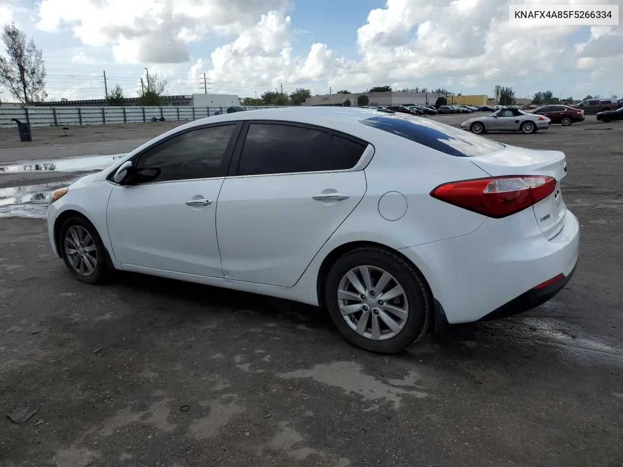 2015 Kia Forte Ex VIN: KNAFX4A85F5266334 Lot: 65274584