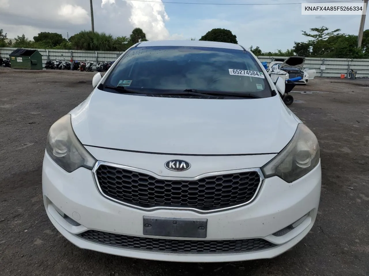 2015 Kia Forte Ex VIN: KNAFX4A85F5266334 Lot: 65274584