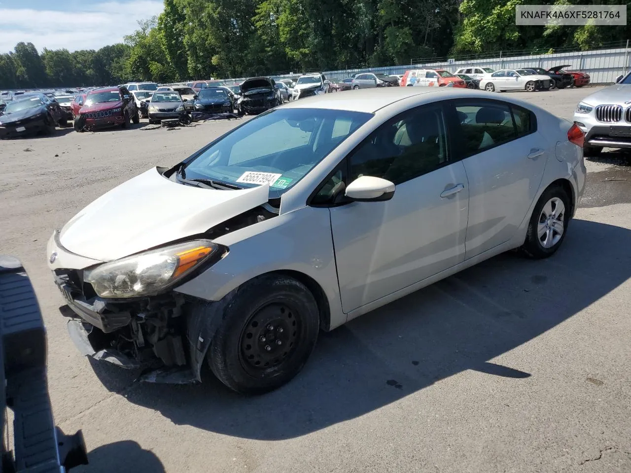 2015 Kia Forte Lx VIN: KNAFK4A6XF5281764 Lot: 65657994