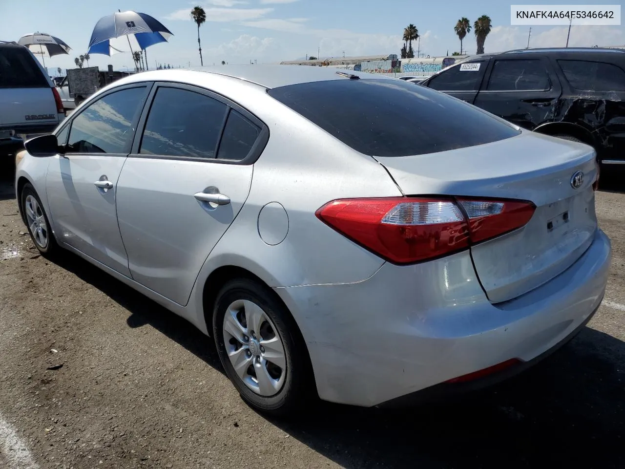 2015 Kia Forte Lx VIN: KNAFK4A64F5346642 Lot: 65782564