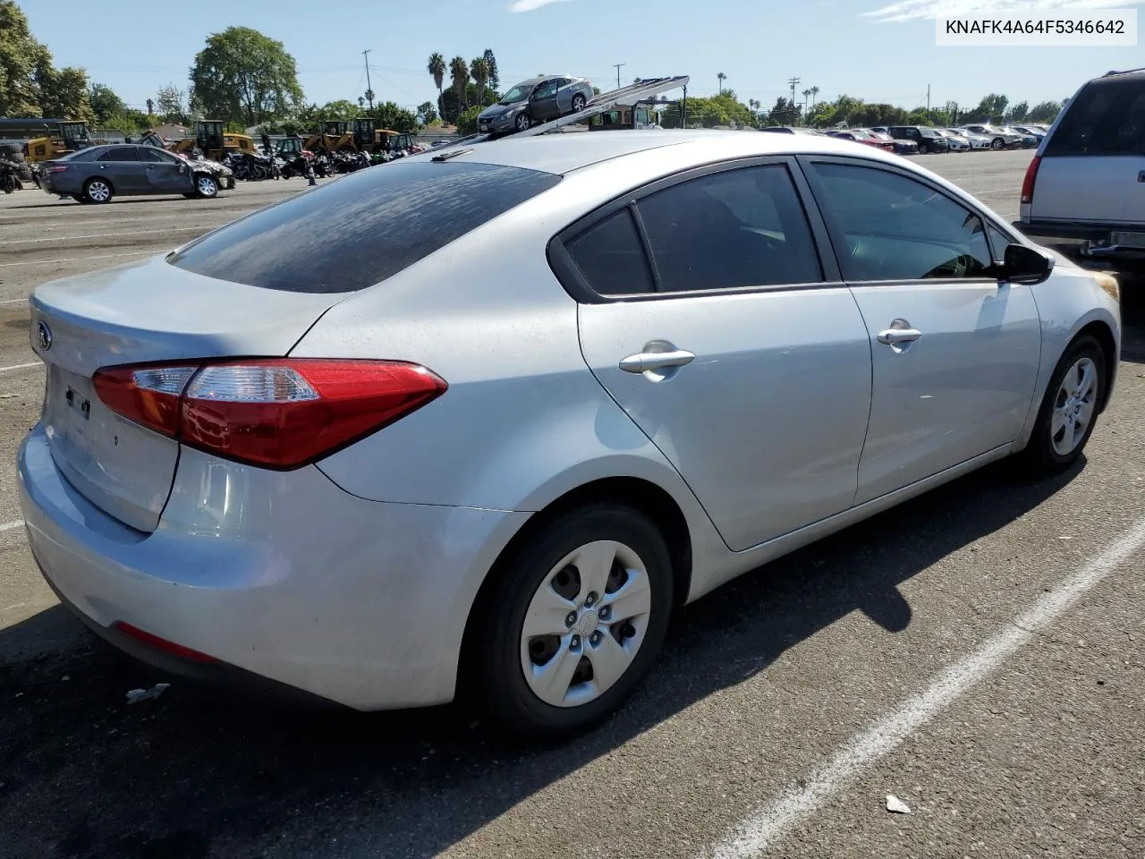 2015 Kia Forte Lx VIN: KNAFK4A64F5346642 Lot: 65782564