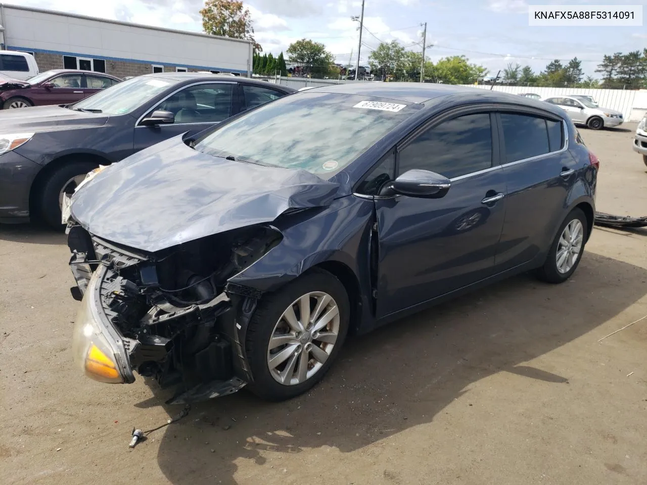 KNAFX5A88F5314091 2015 Kia Forte Ex