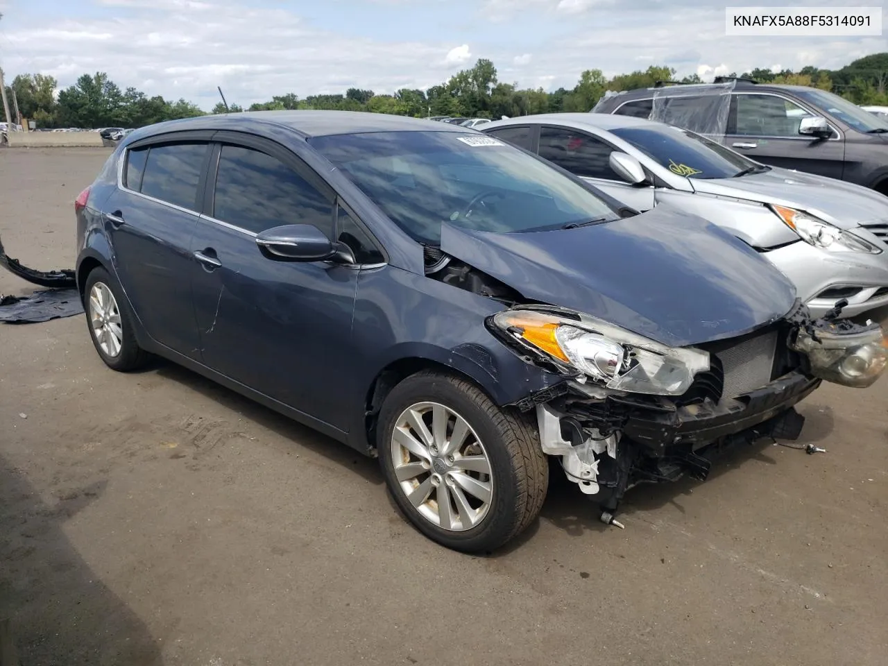 KNAFX5A88F5314091 2015 Kia Forte Ex