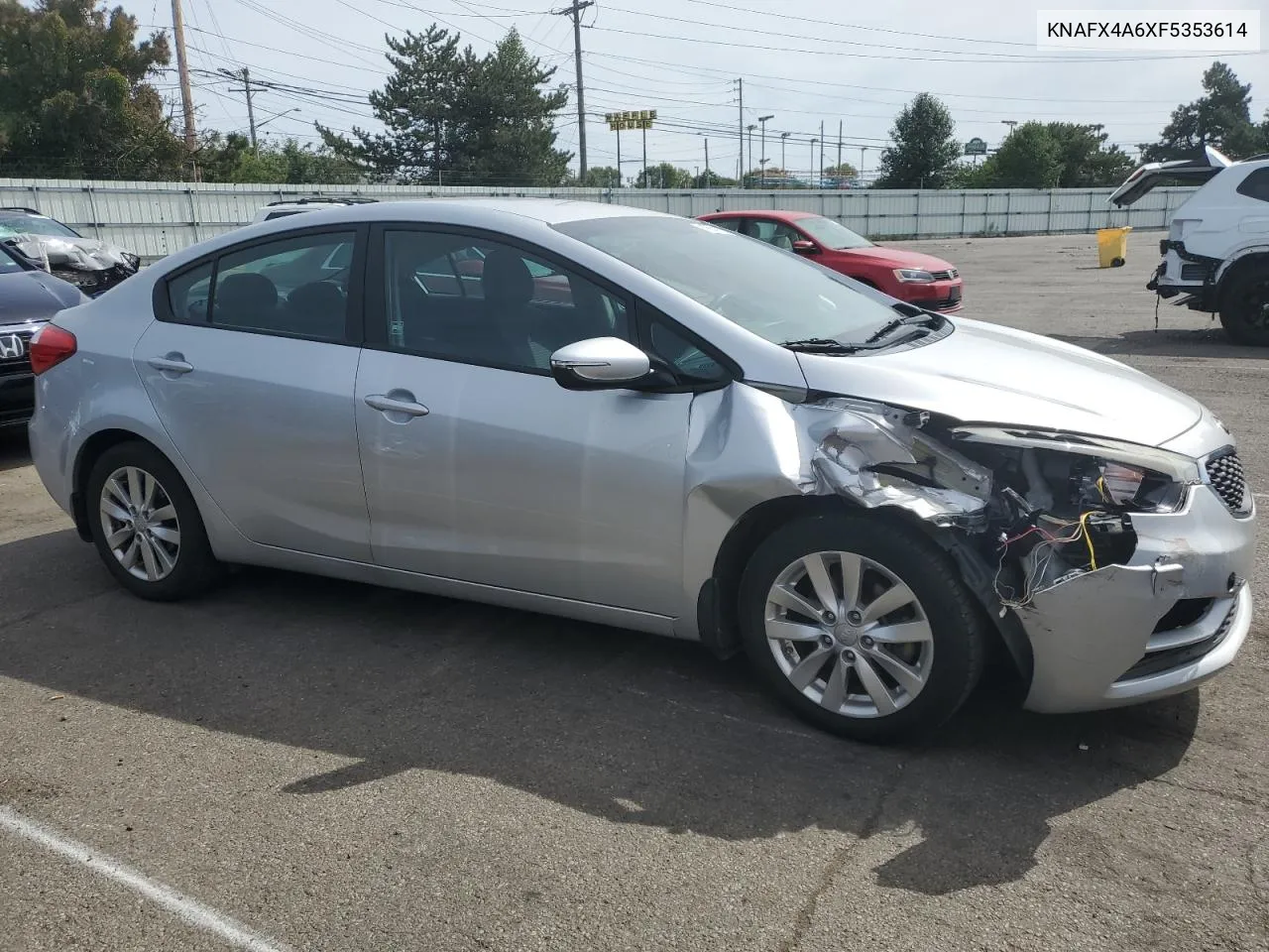 2015 Kia Forte Lx VIN: KNAFX4A6XF5353614 Lot: 68541714