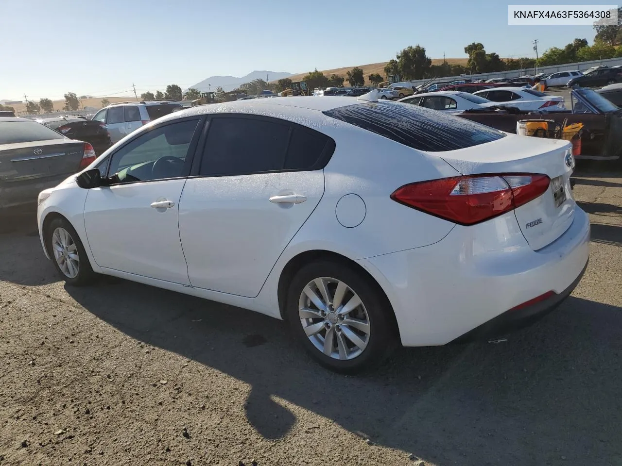 KNAFX4A63F5364308 2015 Kia Forte Lx