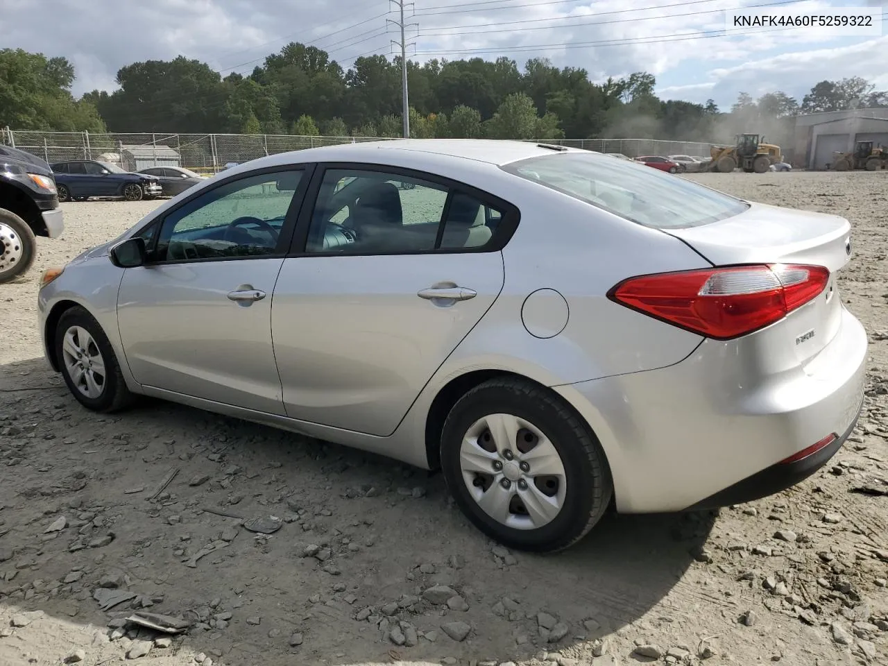 2015 Kia Forte Lx VIN: KNAFK4A60F5259322 Lot: 69771934