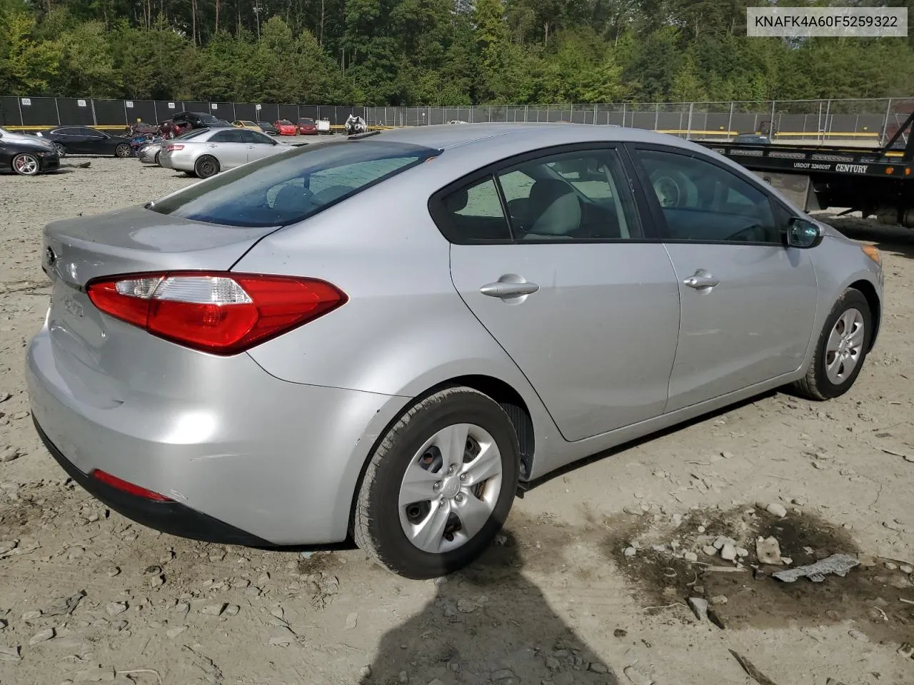 KNAFK4A60F5259322 2015 Kia Forte Lx