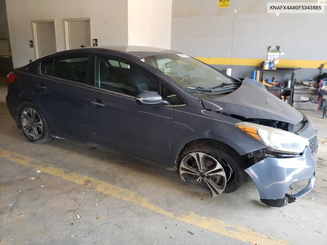 KNAFX4A80F5343885 2015 Kia Forte Ex