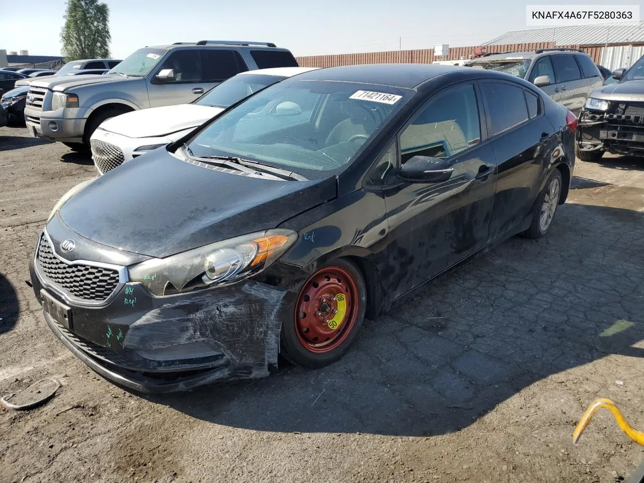 2015 Kia Forte Lx VIN: KNAFX4A67F5280363 Lot: 71421164