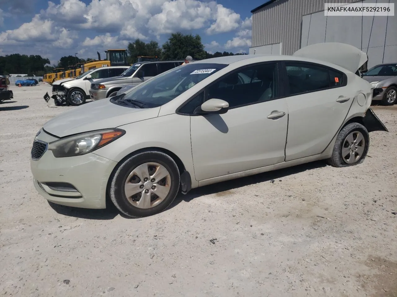 2015 Kia Forte Lx VIN: KNAFK4A6XF5292196 Lot: 72313344