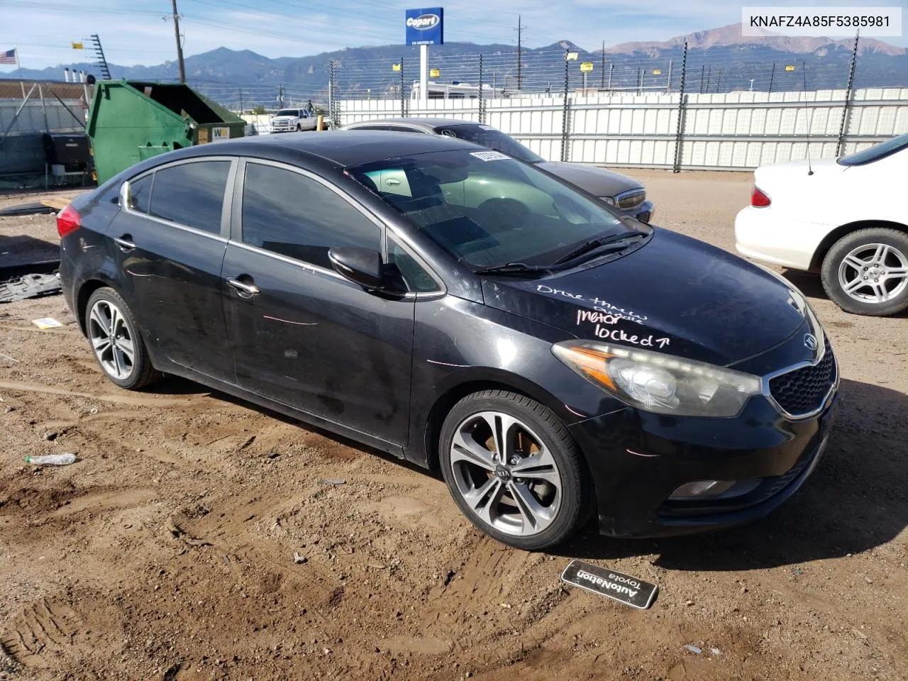 2015 Kia Forte Ex VIN: KNAFZ4A85F5385981 Lot: 72379104