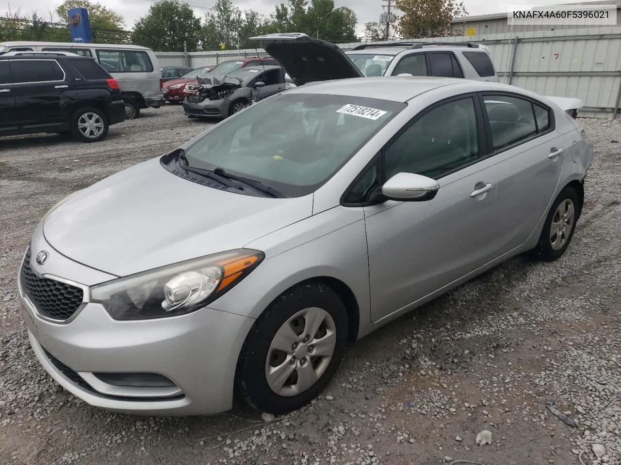 2015 Kia Forte Lx VIN: KNAFX4A60F5396021 Lot: 72518214