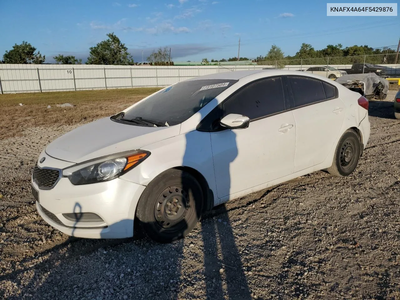 2015 Kia Forte Lx VIN: KNAFX4A64F5429876 Lot: 73107504