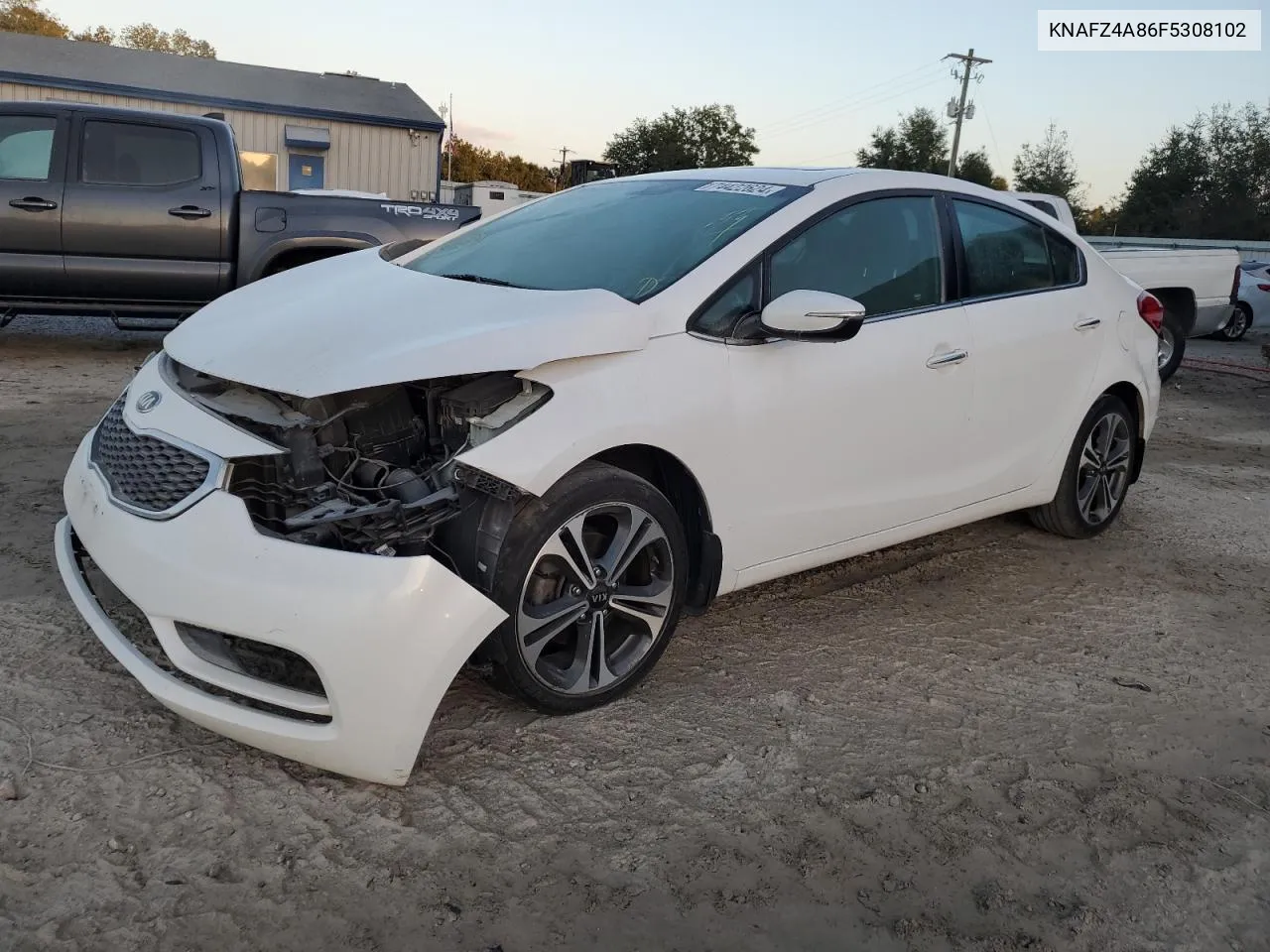 2015 Kia Forte Ex VIN: KNAFZ4A86F5308102 Lot: 74422624